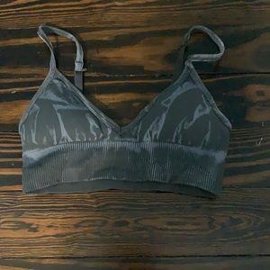 lululemon size 2 grey sports bra